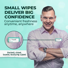 La Fresh Travel Lite wipes pocket-size, ideal for purses and bags.
