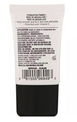 L.A. Girl primer application shot shows silky texture gliding onto skin.