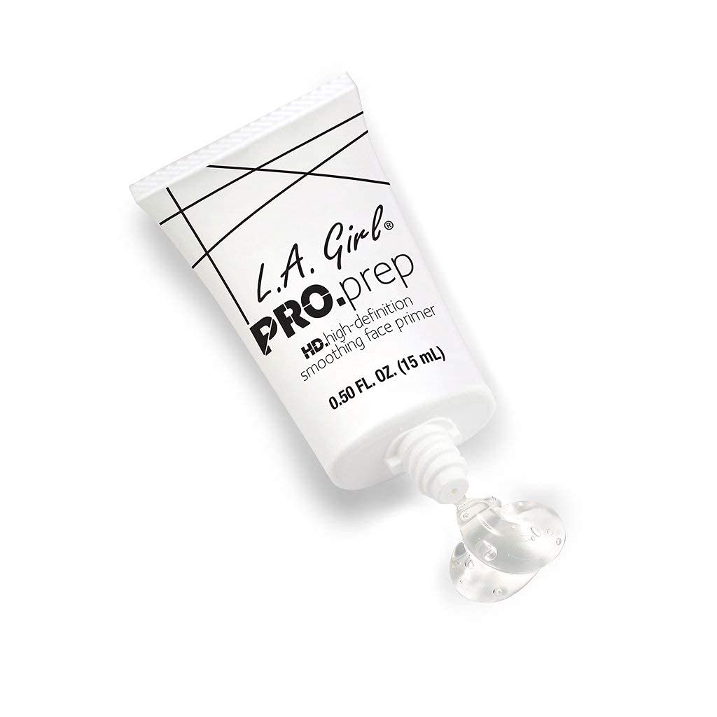 L.A. Girl paraben-free fragrance-free label emphasizes gentle makeup base.