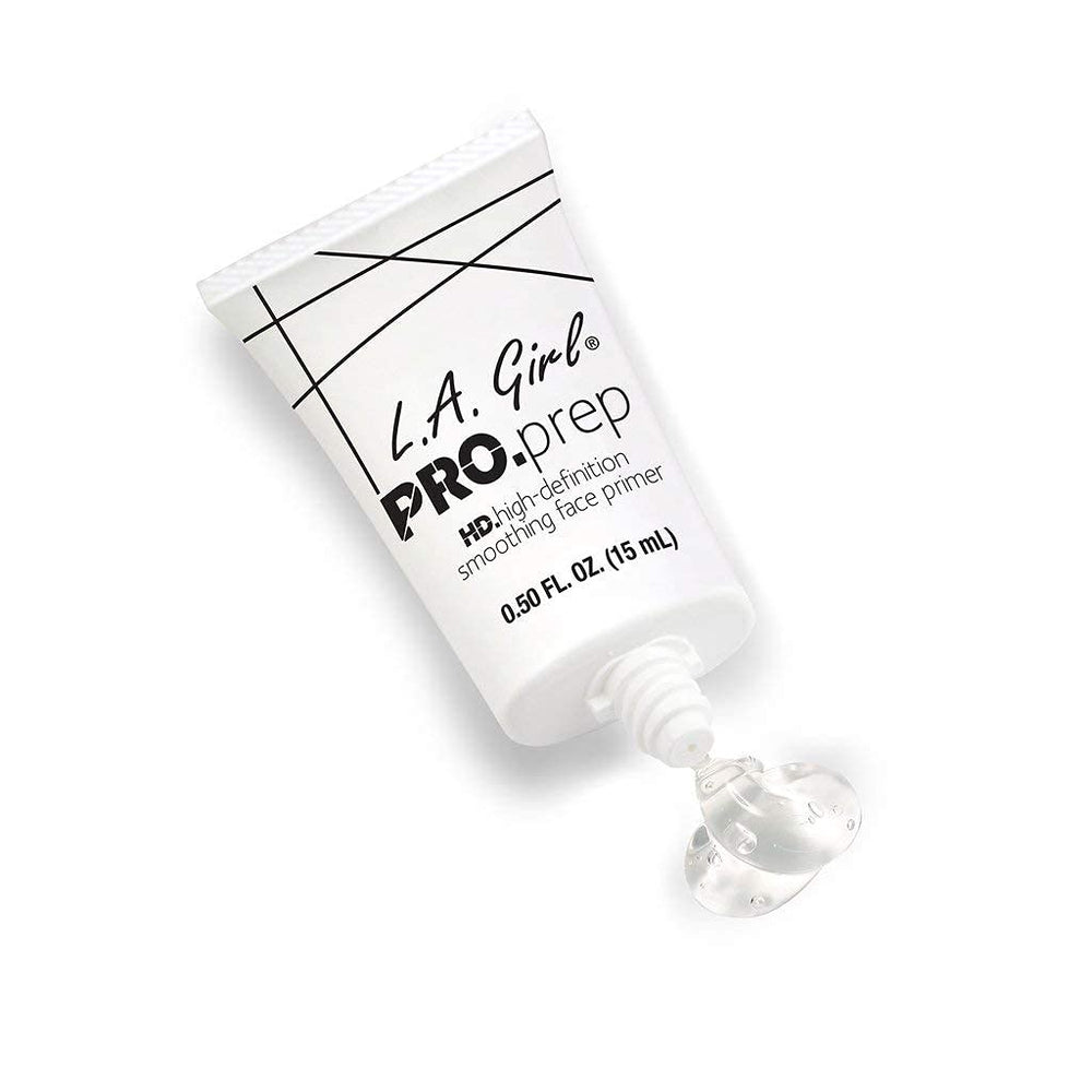 L.A. Girl paraben-free fragrance-free label emphasizes gentle makeup base.