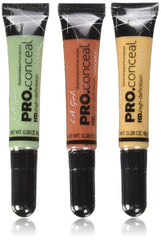 L.A. Girl Pro Conceal orange corrector closeup for canceling blue tones and brightening under-eye areas