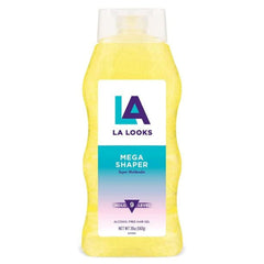 L.A. Looks Mega Mega Hold gel bottle front shows strong all-day hold.