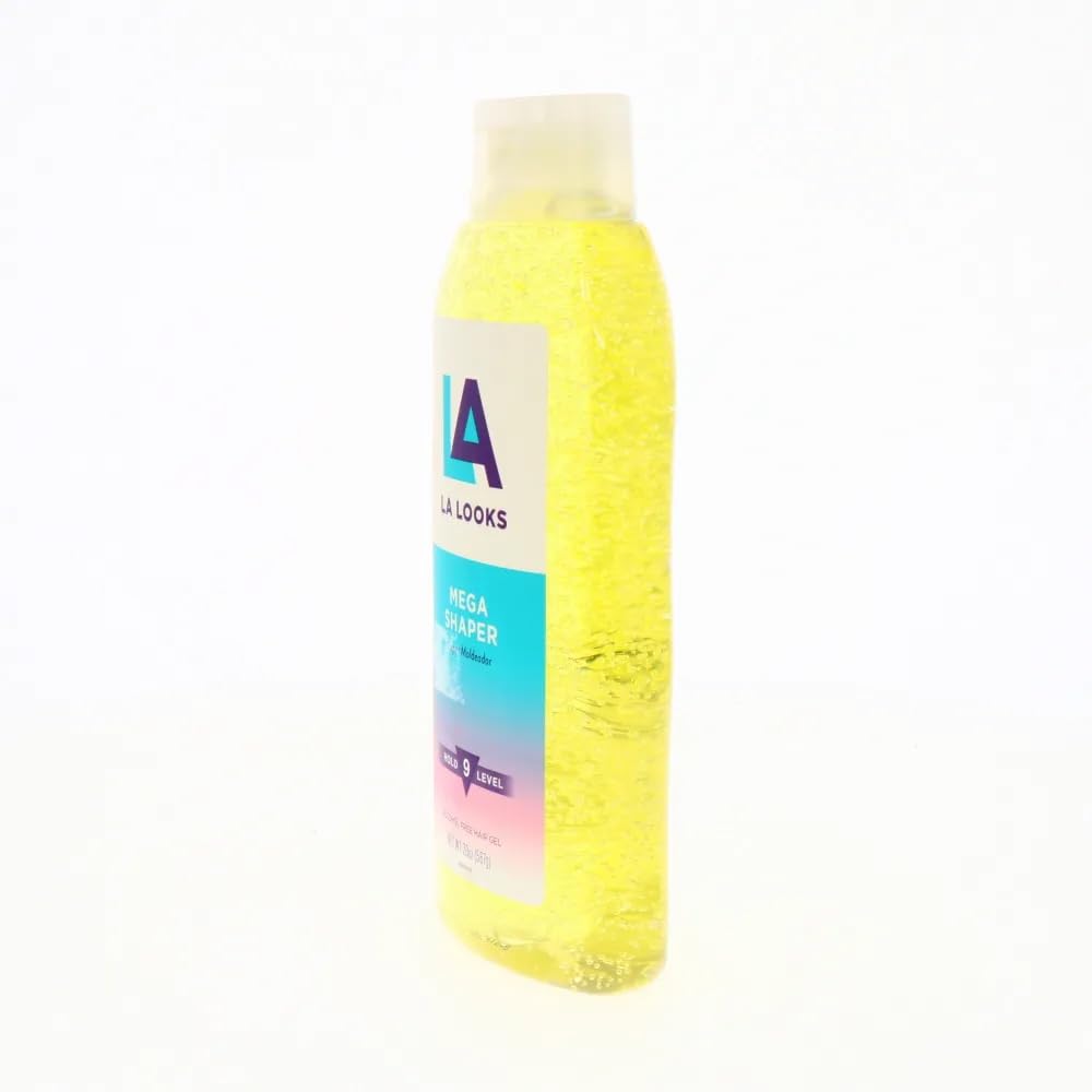 L.A. Looks Mega Shaper styling closeup shows textured, long-lasting definition