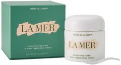 La Mer Moisturizing Cream jar close-up showing luxe texture for daily hydration