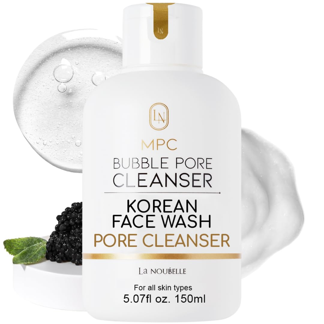La Noubelle MPC Bubble Pore Cleanser bottle shot showing pore cleansing and luxury skincare routine
