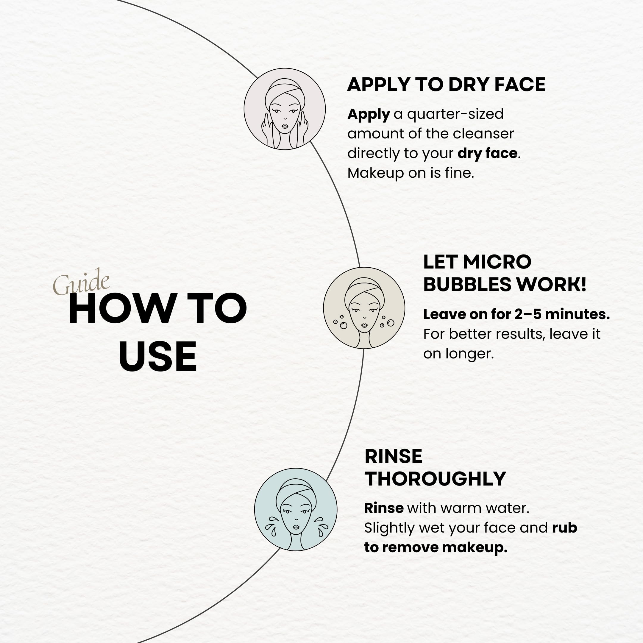 La Noubelle MPC pore-minimizing effect closeup depicting smoother skin and refined pores