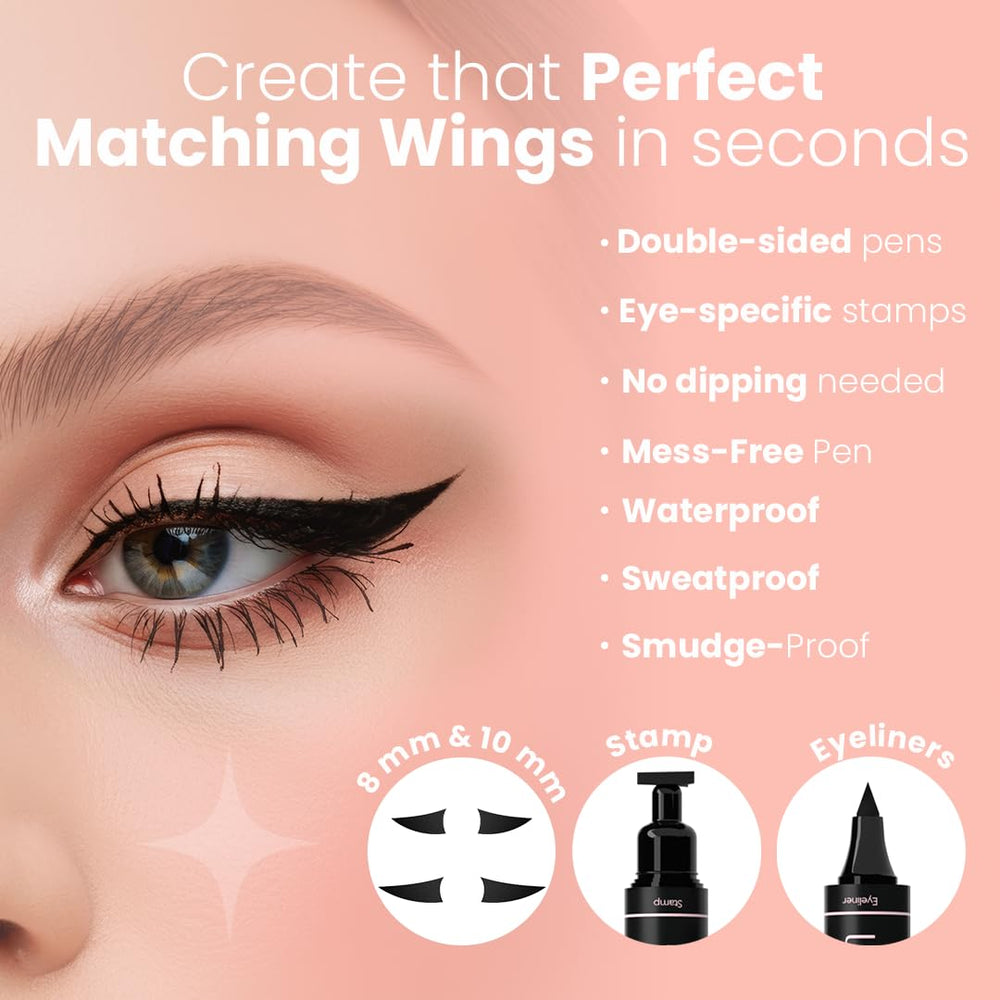 LA PURE double-sided eyeliner pen close-up showing fine-tip precision.