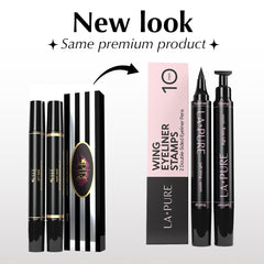 LA PURE eyeliner stamp right wing for balanced, mirror-image wings.