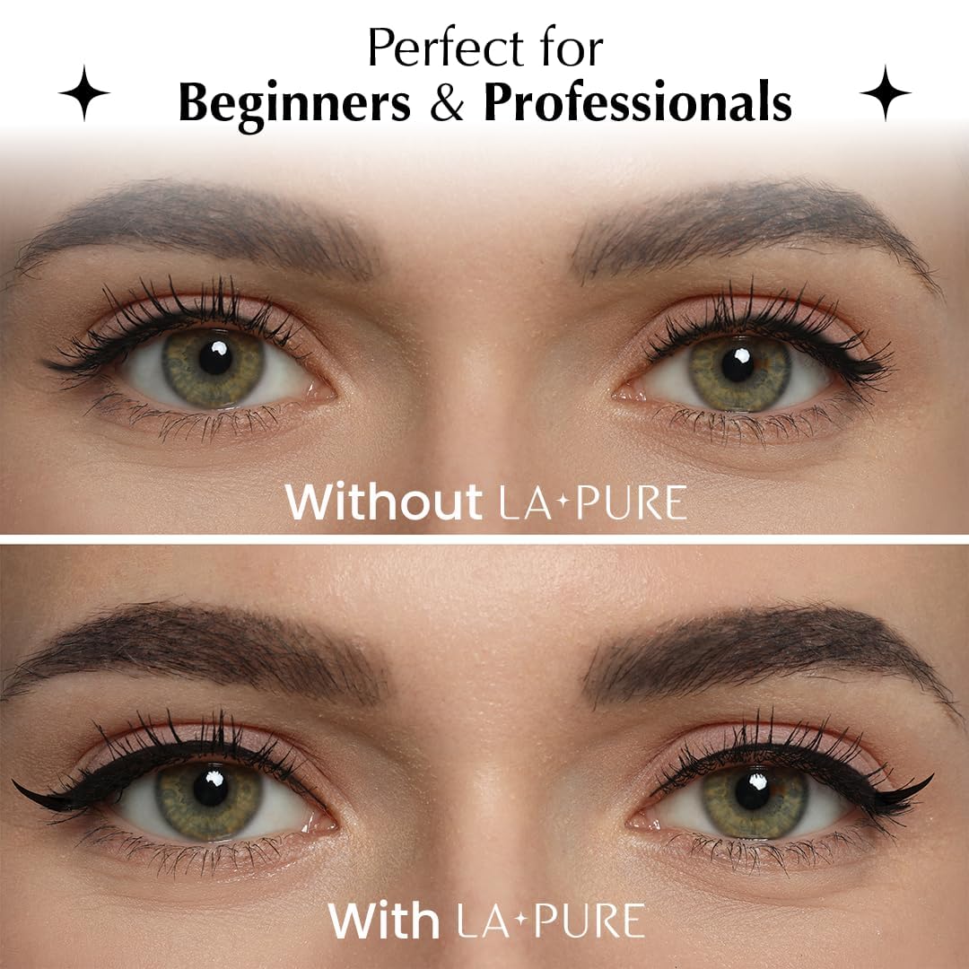 LA PURE no-dipping-needed design keeps makeup mess-free and fast to use.