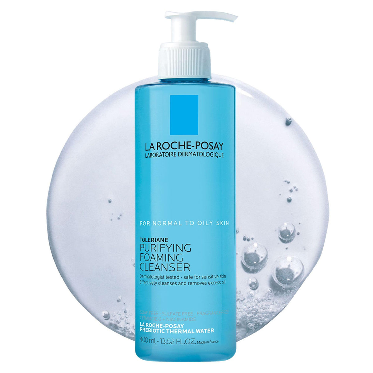 La Roche-Posay front packaging showing cleanser and clear benefit of fresh cleansing