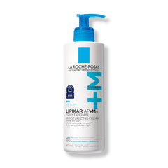 La Roche-Posay Lipikar AP+MAX front tube showing clean packaging and product name benefits