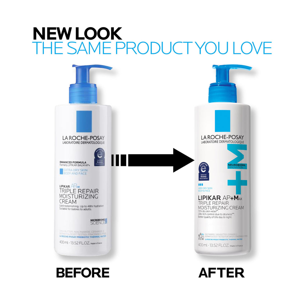 La Roche-Posay Lipikar AP+MAX on bathroom shelf as part of daily skincare ritual