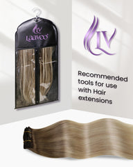 LaaVoo blonde ombre shade blends with light roots for seamless color transition.