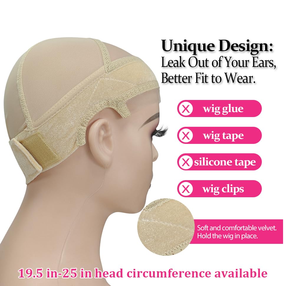 Labhairs Lace-MAX ear-cutout demonstrates comfortable wear with undetectable cap edge.