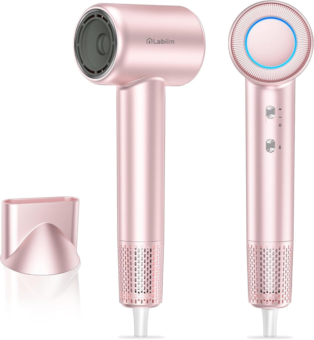 Labiim Hair Dryer brushless motor powers ultra-fast drying for busy mornings.