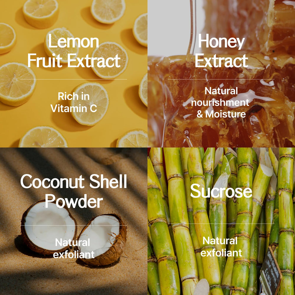Labiora Lemon Honey Face Mask rinse away after 5 minutes reveals refreshed skin.