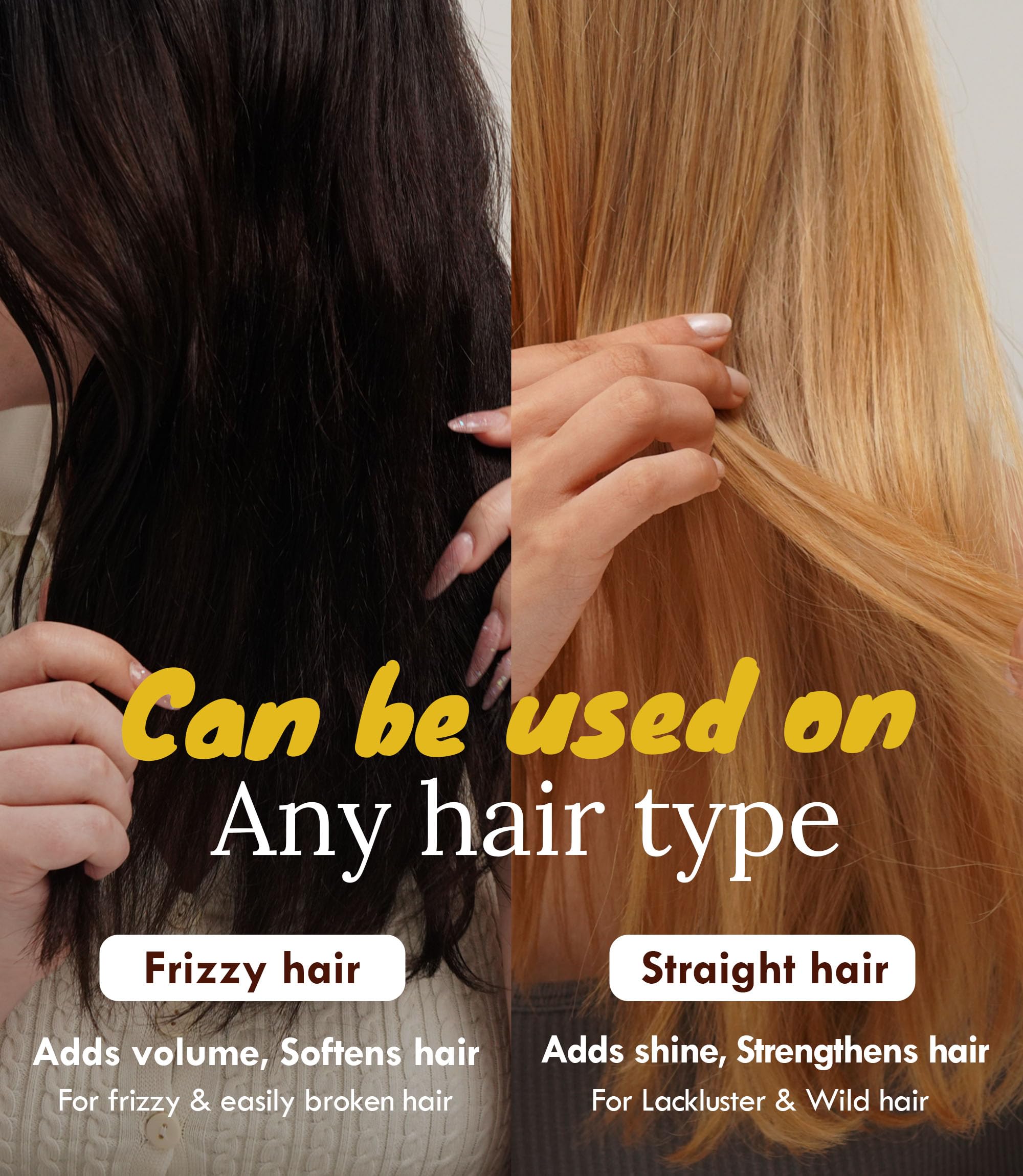Labiotte Silk Oil softens ends, reducing breakage for smoother strands.