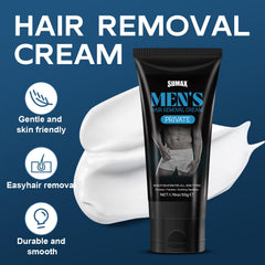 LABJD fast-acting depilation demonstrates rapid hair removal in minutes.