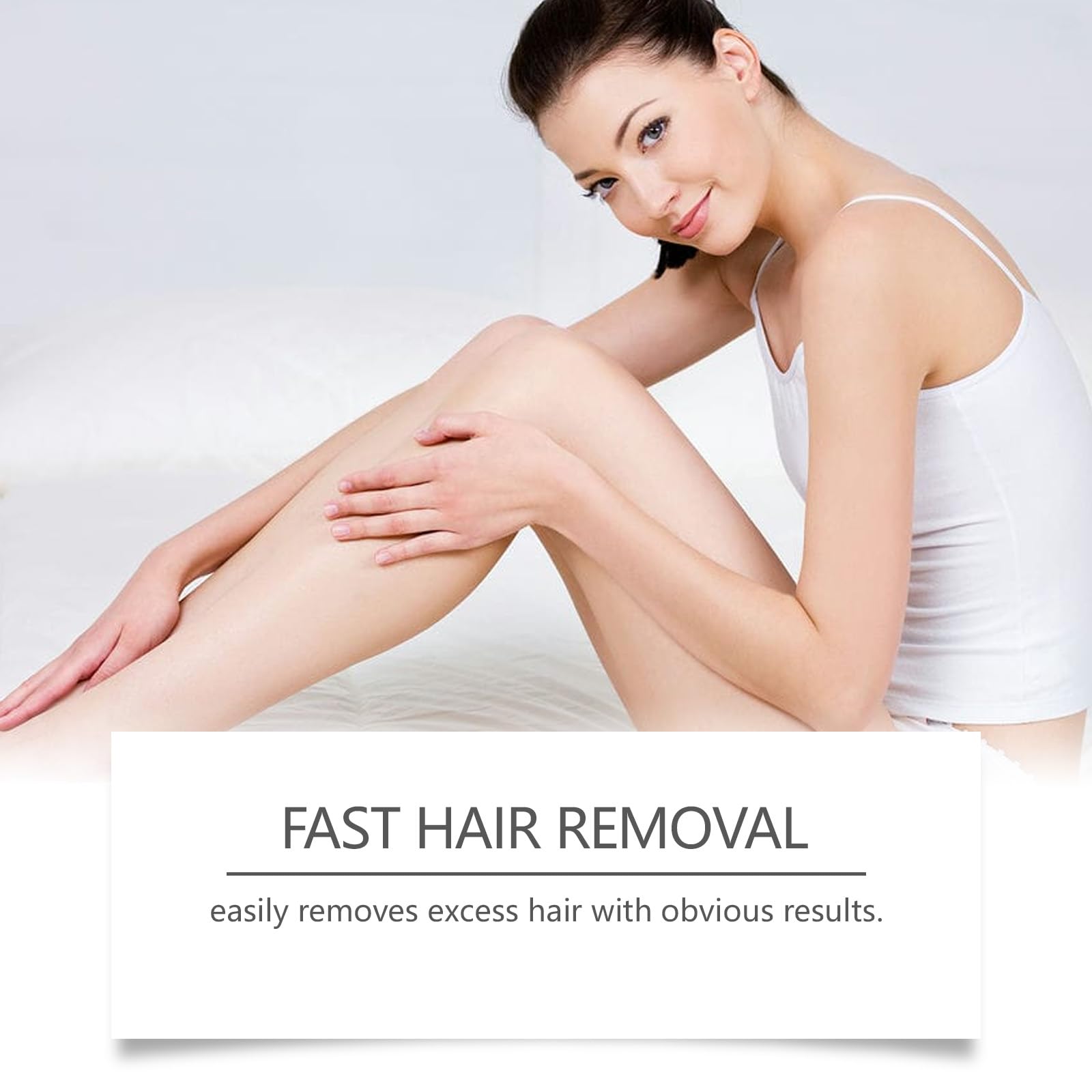 LABJD hair removal cream packaging shows easy-spread formula