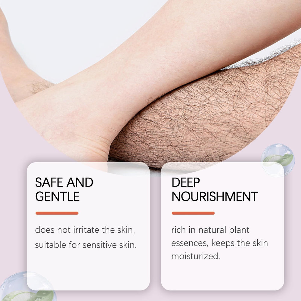 LABJD hair removal cream results in smooth skin and potential slower regrowth