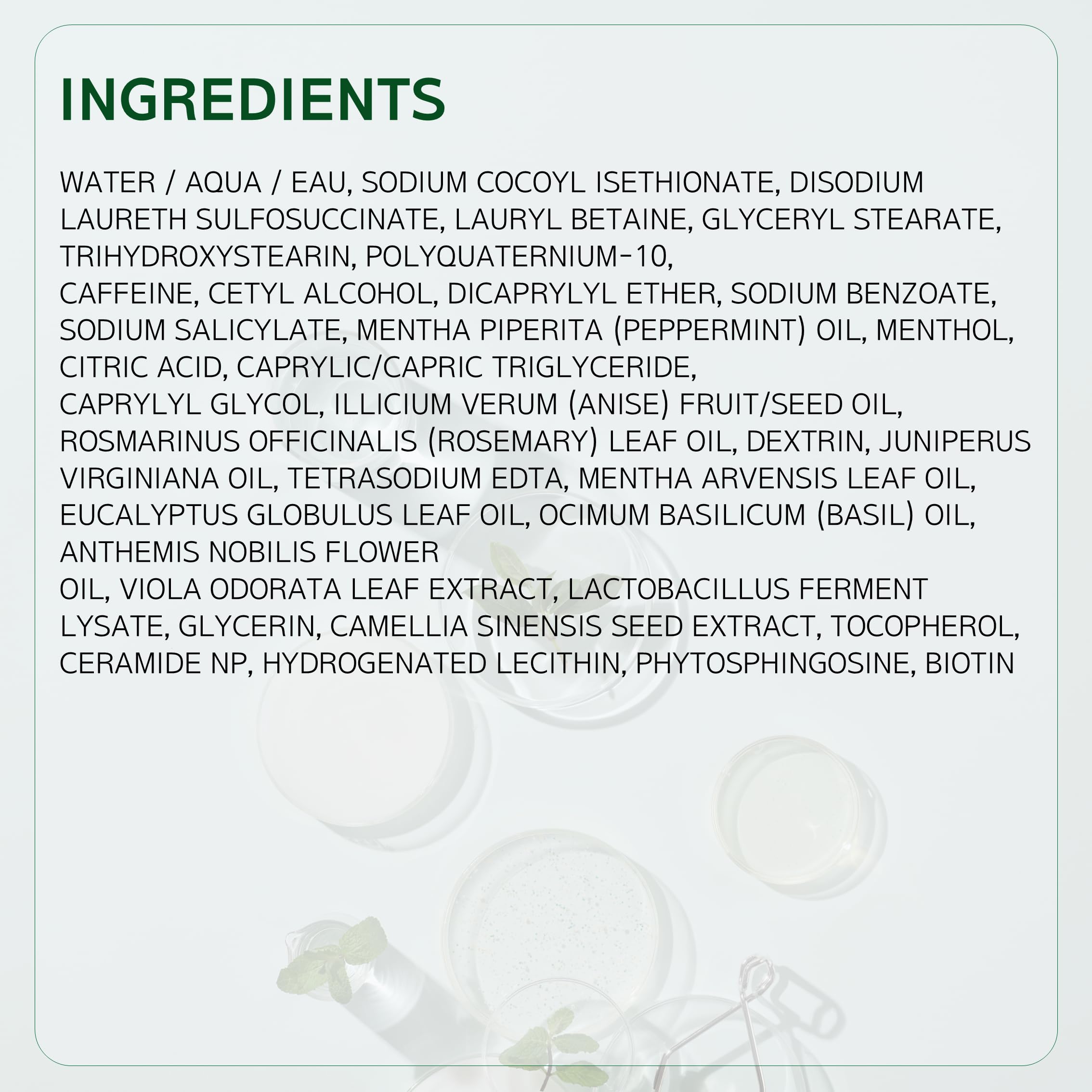 LABO-H Scalp Shampoo after-use hair appears shinier and smoother.