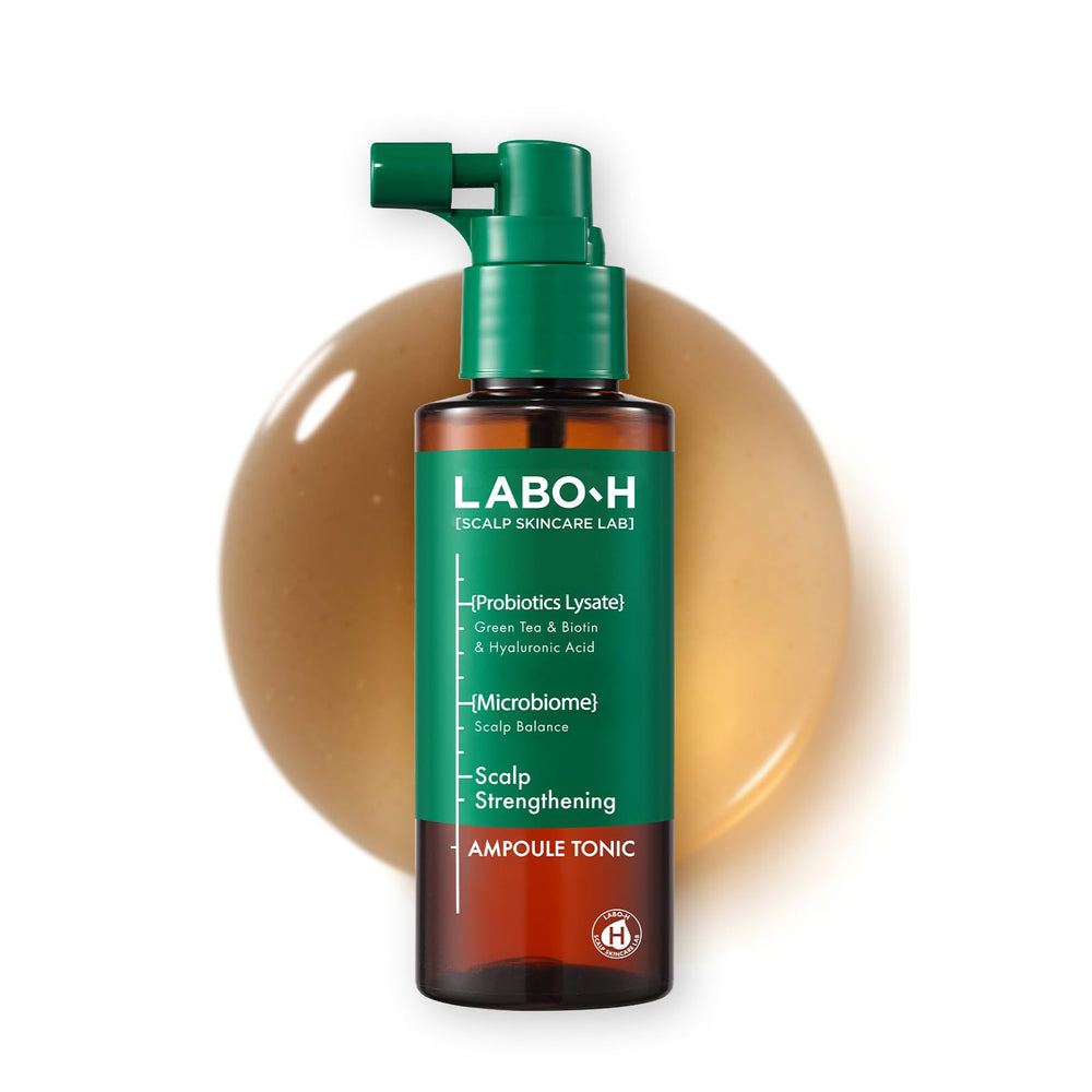LABO-H Scalp Strengthening Spray bottle-front view for quick daily scalp care.