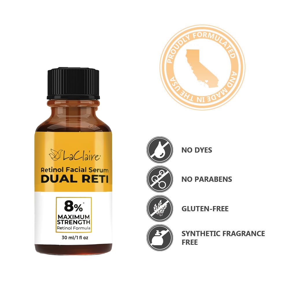 Texture closeup of LaClaire Retinol Complex for smooth skin feel