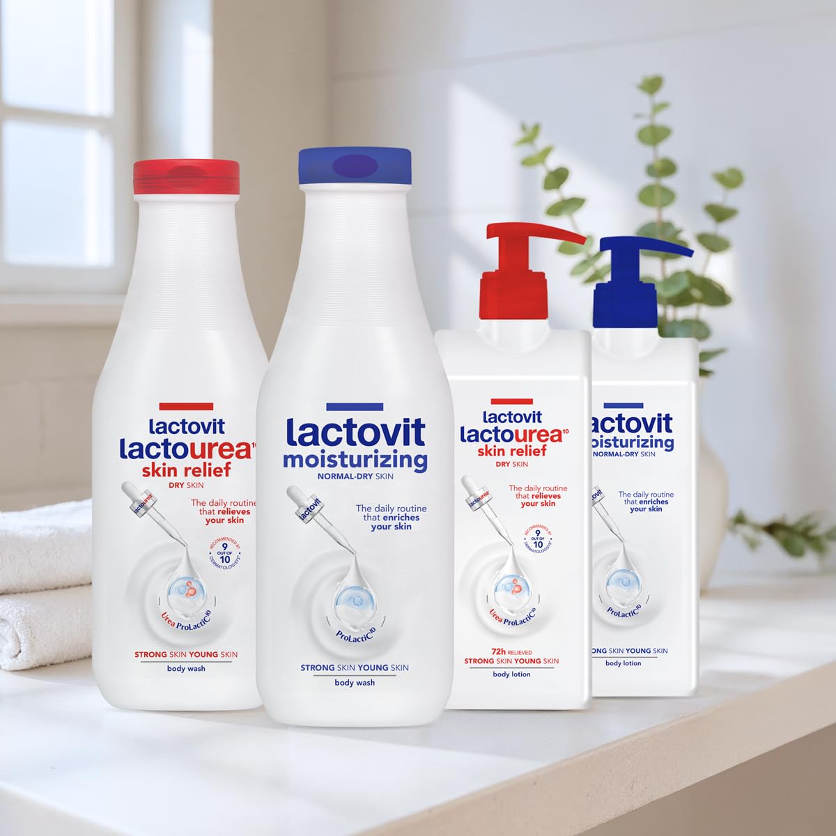 1000 ml jar on shelf communicates long-lasting moisturization.