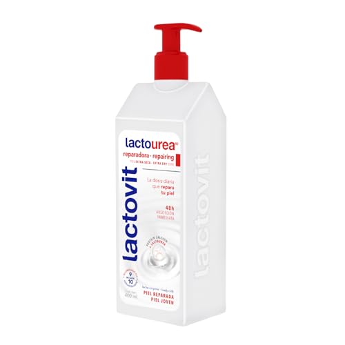 Lactovit Lactourea bottle pour demonstrates fast-absorbing hydration
