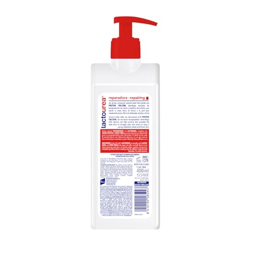 Lactovit Lactourea milk spread on skin emphasizes long-lasting moisture
