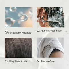 LA'DOR shampoo creates rich lather for cleansing and moisture balance