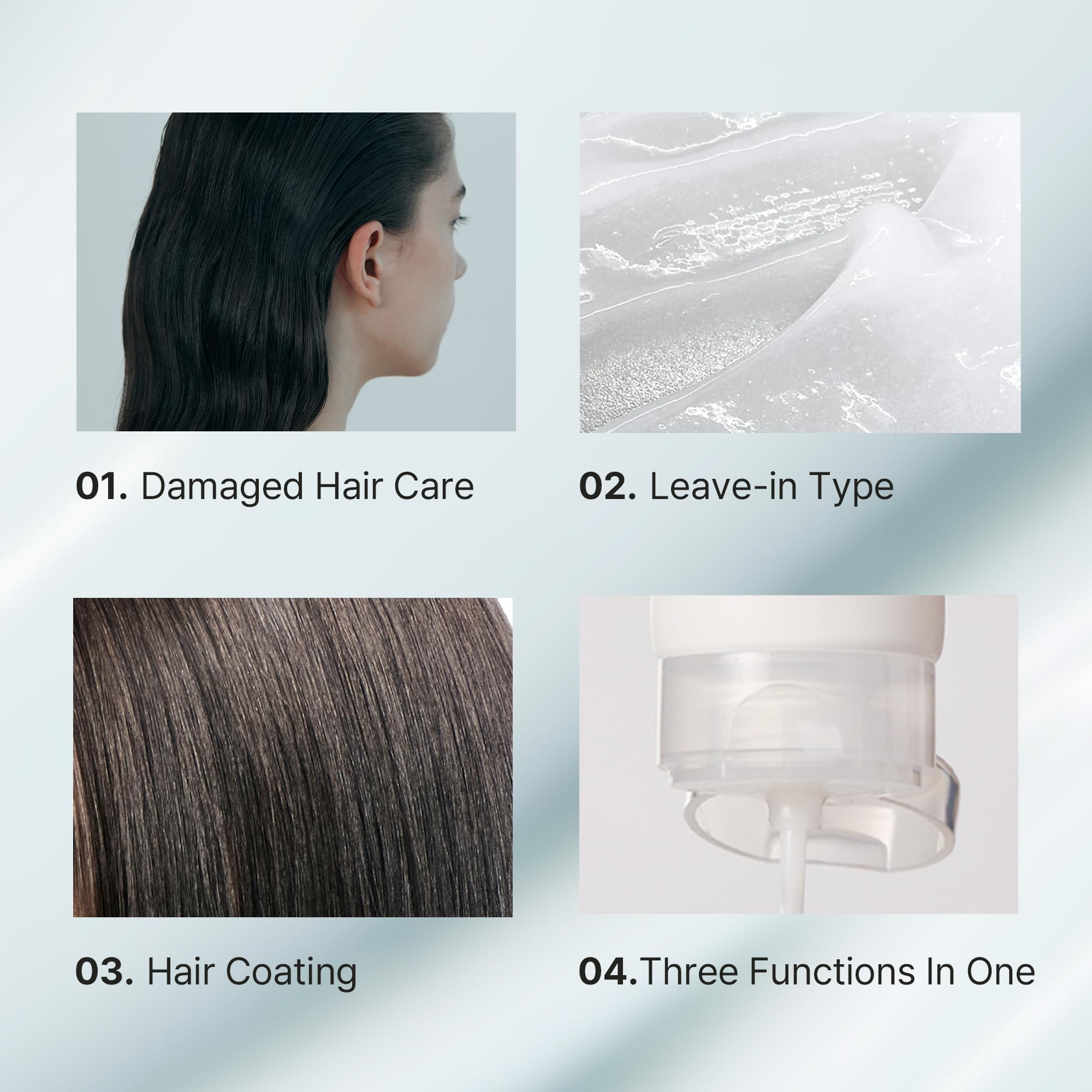 LA'DOR Keratin Power Glue gloss and shine on color-treated hair