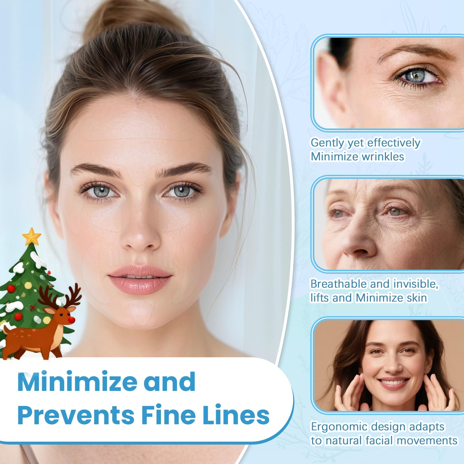 LadPemo anti-wrinkle patches for eye-area reduce crow's feet with overnight wear