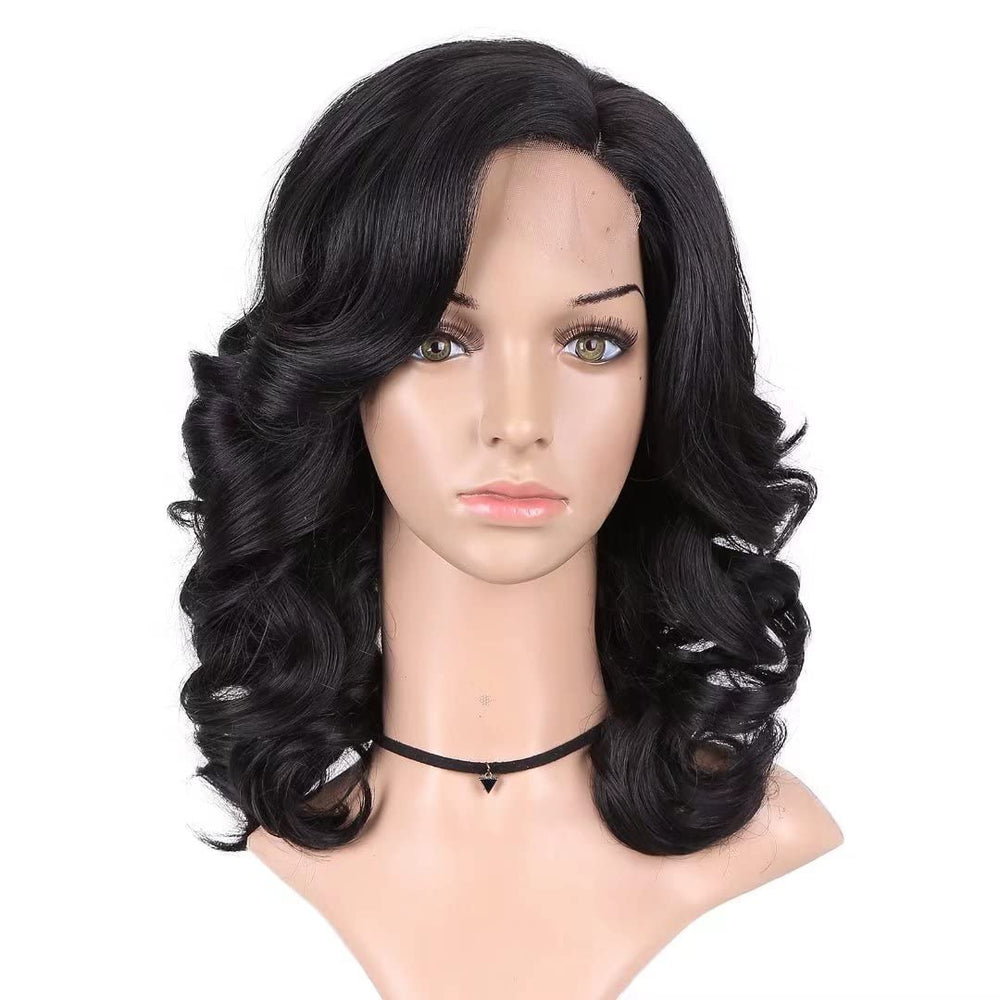 Lady Miranda heat-resistant fiber wig maintains shape during daily wear and styling sessions