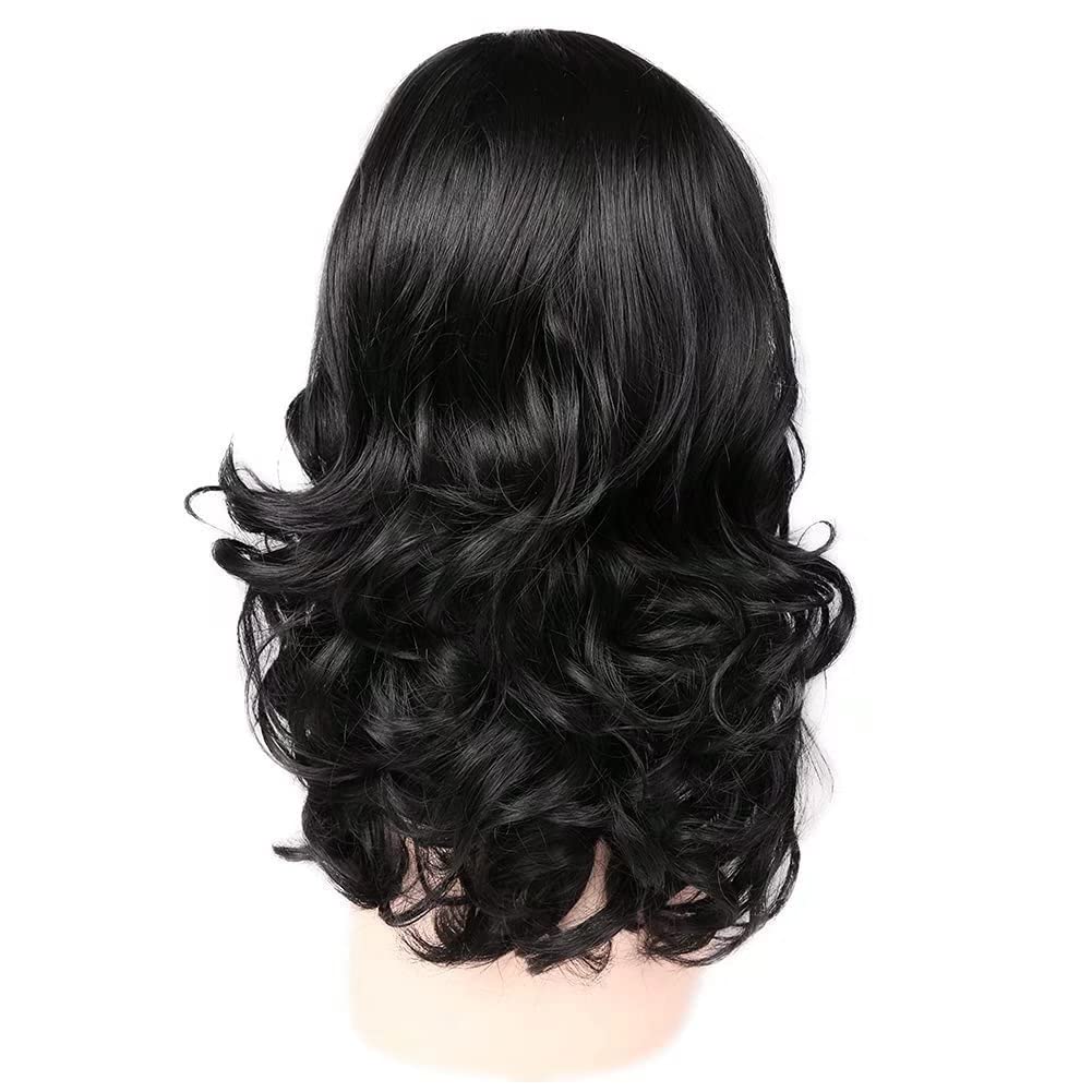Lady Miranda theme party wig with natural wave texture for a stylish look at events