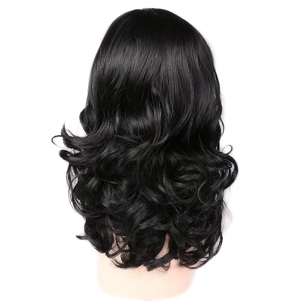 Lady Miranda theme party wig with natural wave texture for a stylish look at events