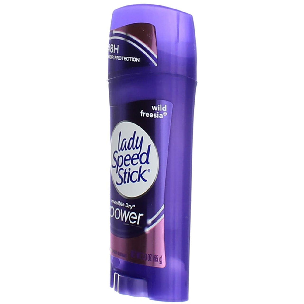Lady Speed Stick Wild Freesia moisturizing formula soothes skin.
