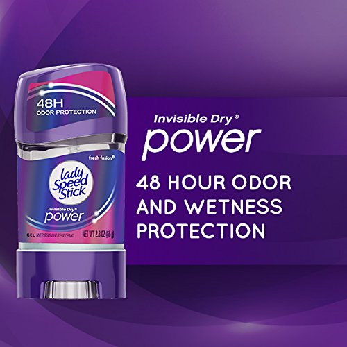 Lady Speed Stick Fresh Fusion 6-pack front view for long-lasting protection.