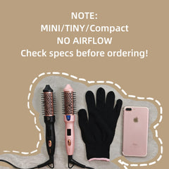 Lafesro Thermal Brush 1-inch barrel close-up highlights precise control for bangs and layers.