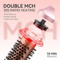 Lafesro Tourmaline Ceramic Barrel delivers even heat for smoother curls.
