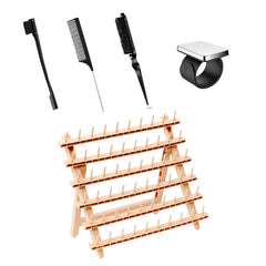 Laflare braiding rack 60 pegs for quick hair access.
