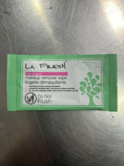 La Fresh makeup remover wipes face-application for quick, gentle cleansing.