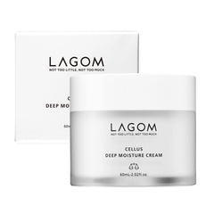 LAGOM Cellus Deep Moisture Cream bottle demonstrates long-lasting hydration