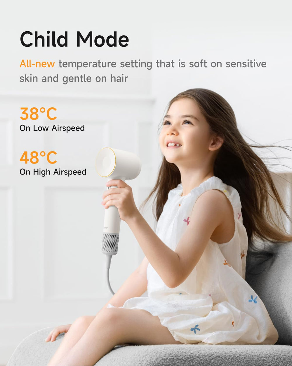 Laifen Hair Dryer SE 2 operates quietly for shared spaces