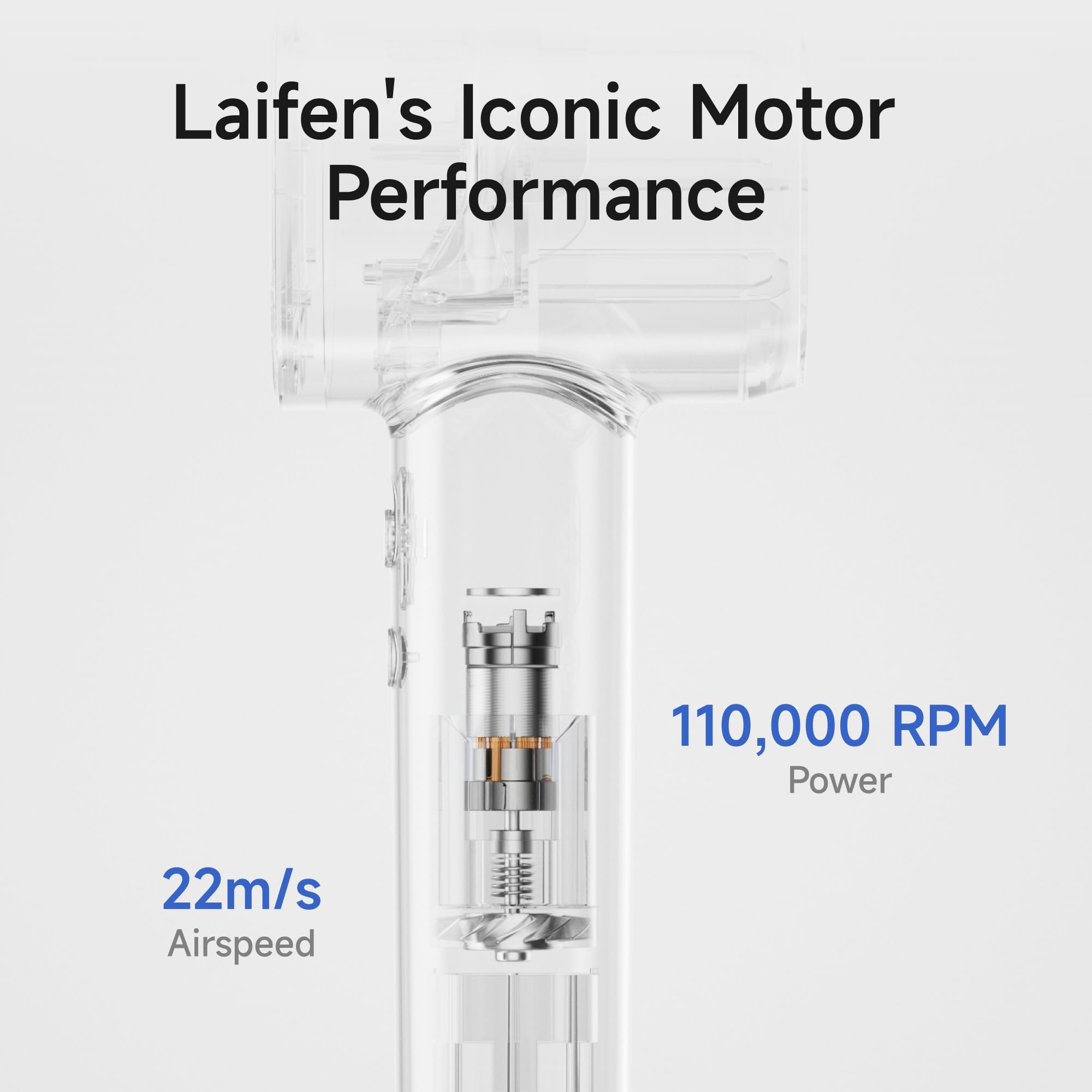 Laifen Premium Hair Dryer Royal Blue 200M negative ions reduce frizz.