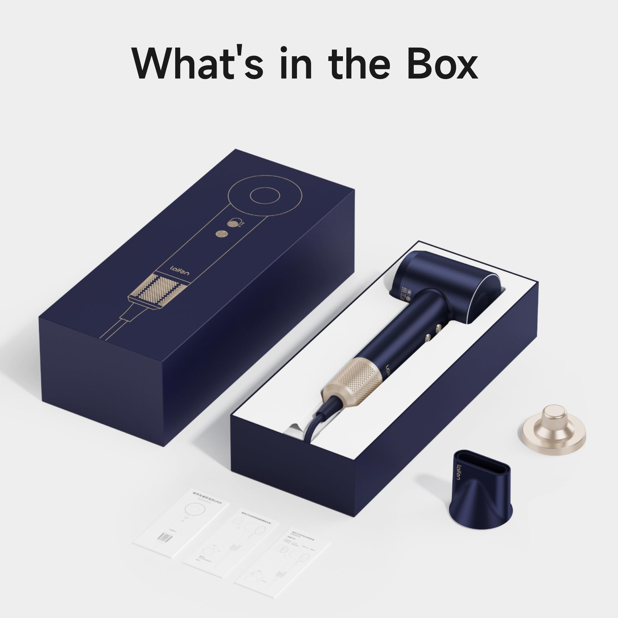 Laifen Premium Hair Dryer Royal Blue Gift Bag completes a premium present.