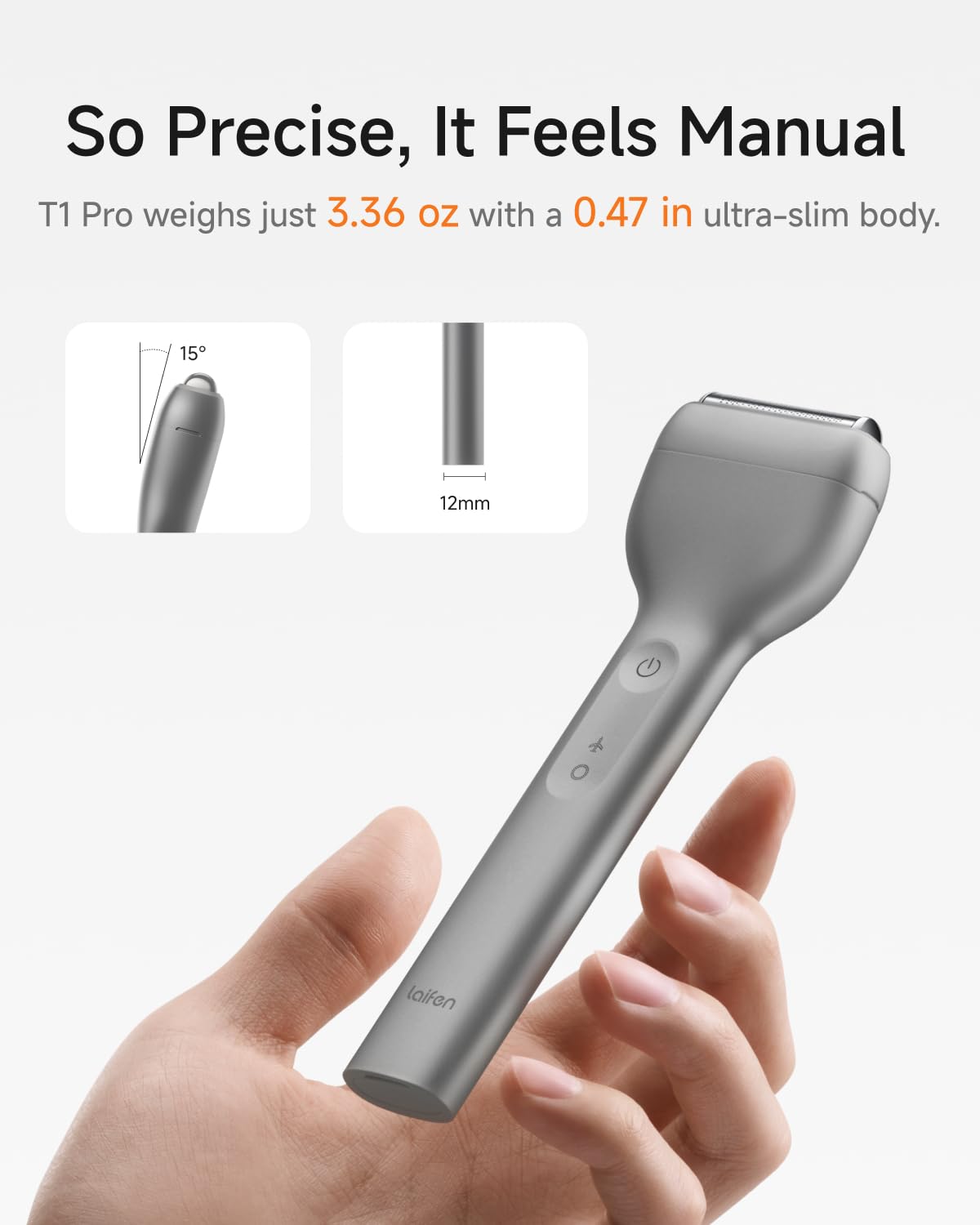 Laifen T1 Pro aerospace aluminum body feels premium and durable.