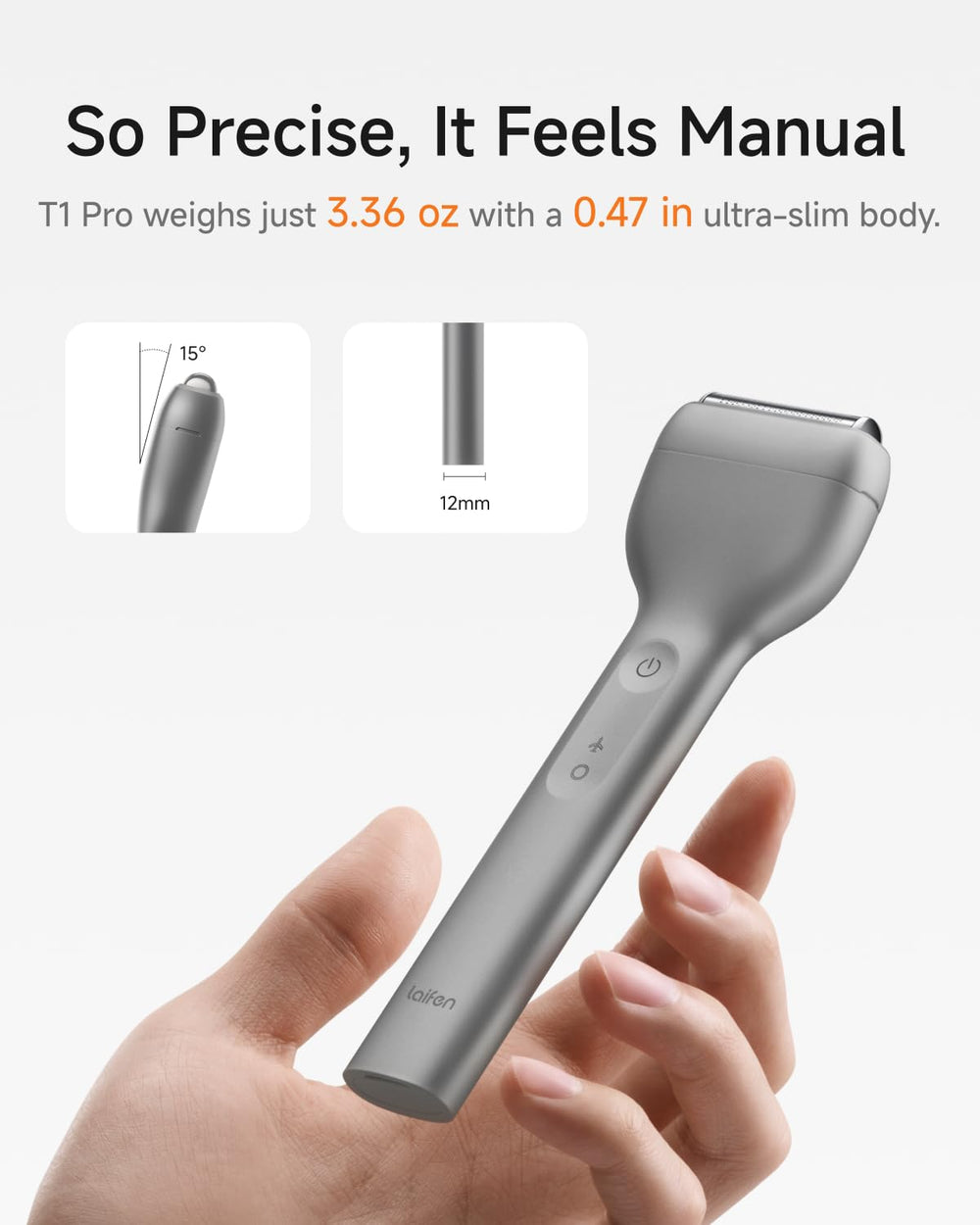 Laifen T1 Pro aerospace aluminum body feels premium and durable.