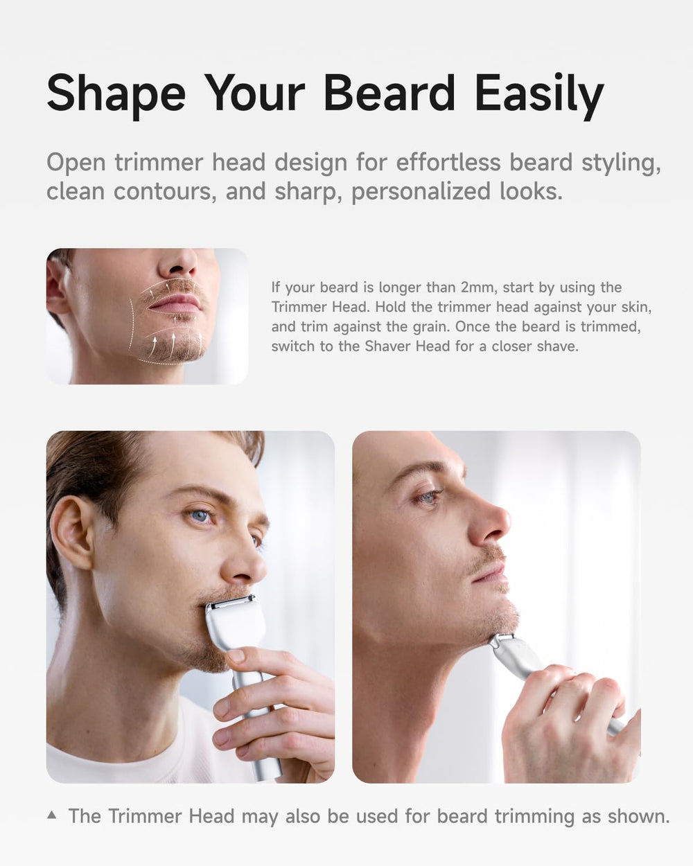 Laifen T1 Pro ultra-thin foil and blade for efficient shaving.