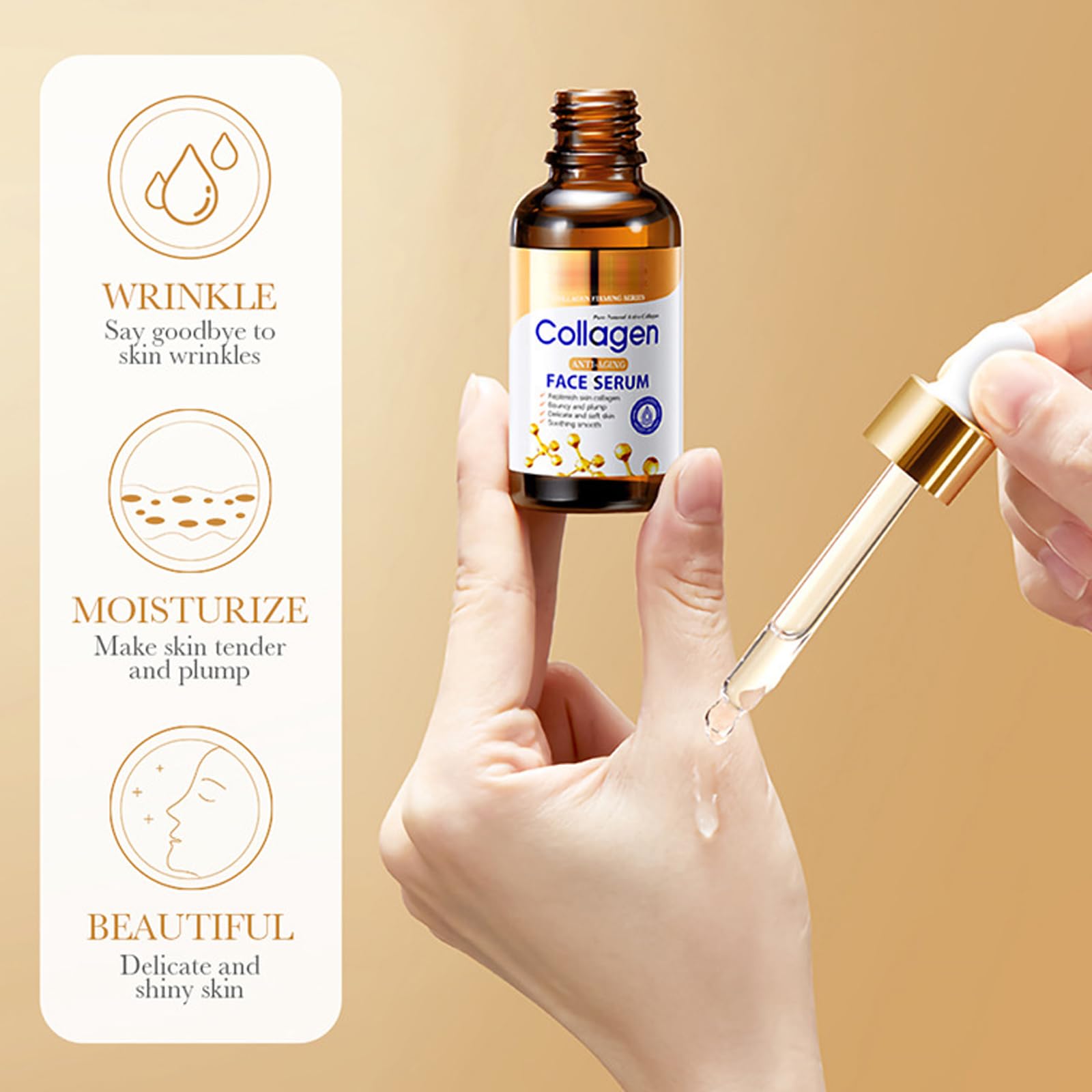 LAIKME collagen eye cream tube targets delicate under-eye areas and smoothness